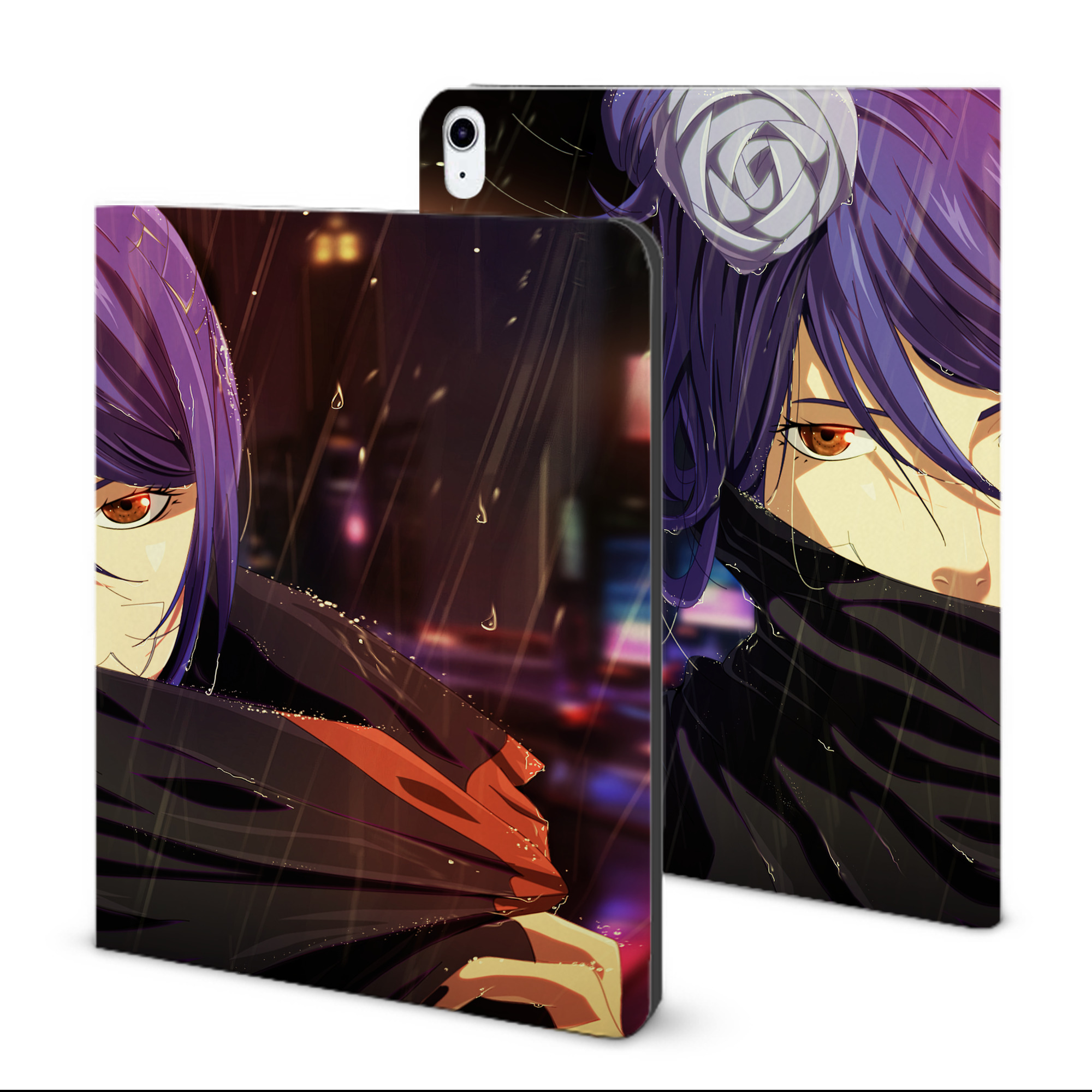 （画像用） NARUTO -ナルト- NARUTO -ナルト- 疾風伝 IPad ケース ブック型 PUレザー TPU 耐衝撃 軽量 薄型 ペン収納なし 全面保護 IPad 各モデル対応